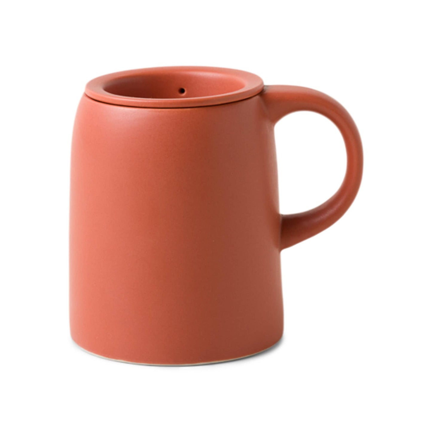 Ceramic Tea Infuser Mug - Terracotta, 11 oz