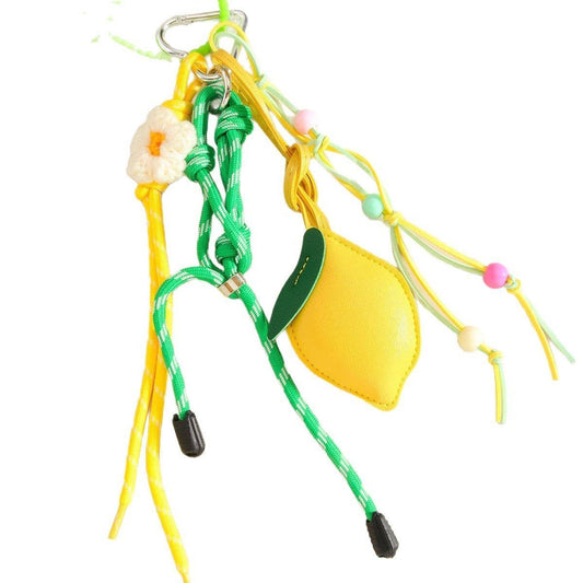 Lemon Bag Charm Keychain