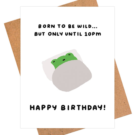 Born to be Wild Birthday Greeting Card