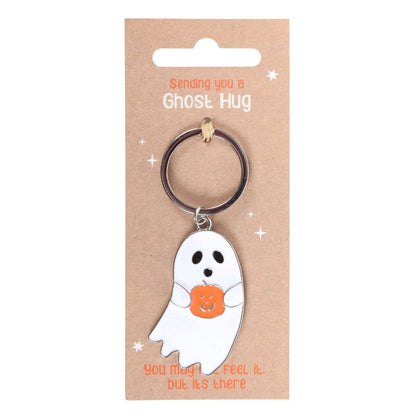 Ghost Hug Halloween Keychain