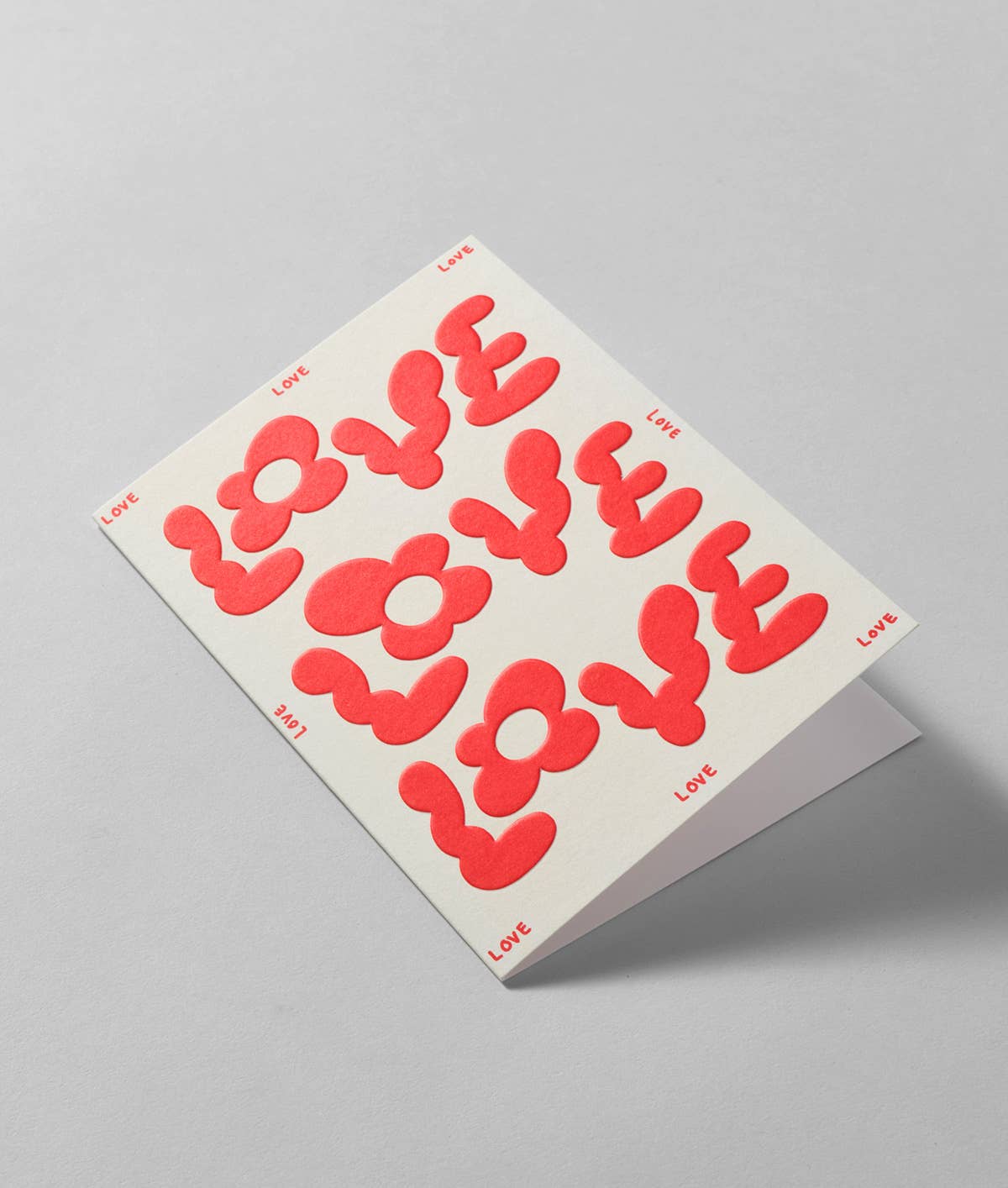 Love Love Love Card