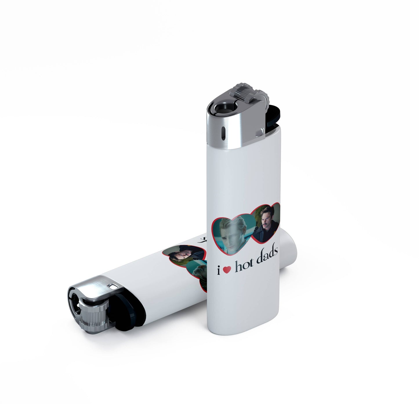 Twilight I Love Hot Dads Charlie & Carlisle Lighter: Packaged Lighter