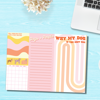 Dog Lovers Notepad