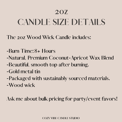 Sage + Salt Water | 2oz Travel Candle