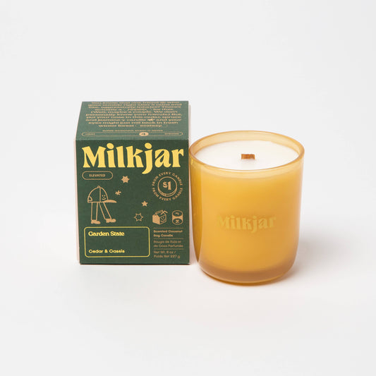 Milk Jar - Garden State Candle
