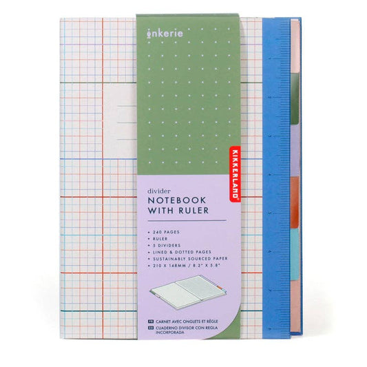 Divider Notebook with Ruler
