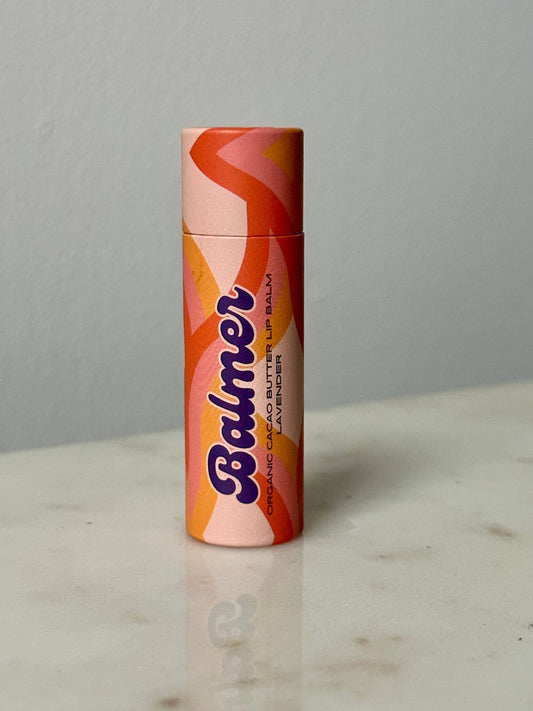 Lavender Lip Balm - Balmer Cacao Butter Lip Balm