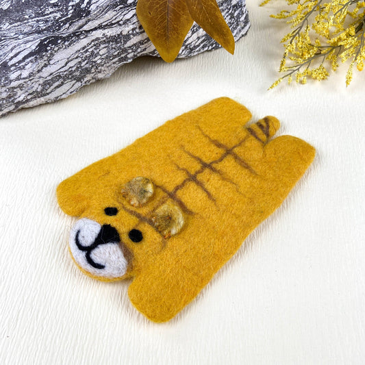 King of the Forest Tiger Wool Coaster