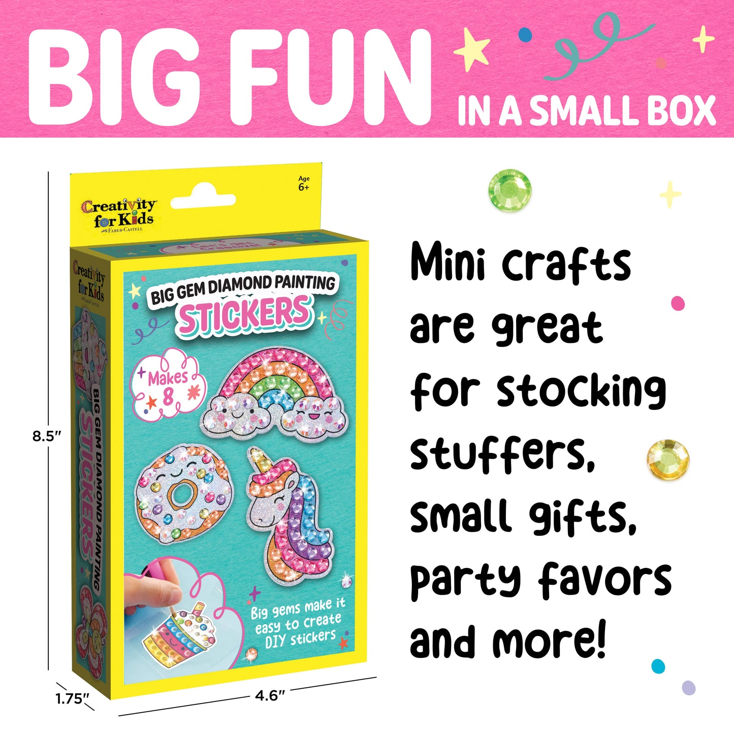 Gem Diamond Painting Stickers Mini Kit