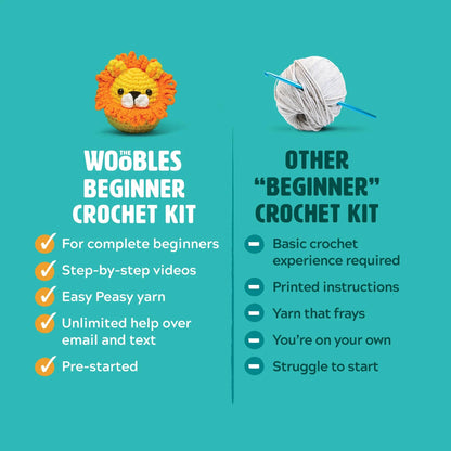 The Woobles - Bjorn the Narwhal Beginner Crochet Kit