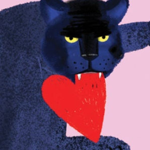 BIG CAT Love Card