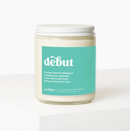 Debut Scented Candle