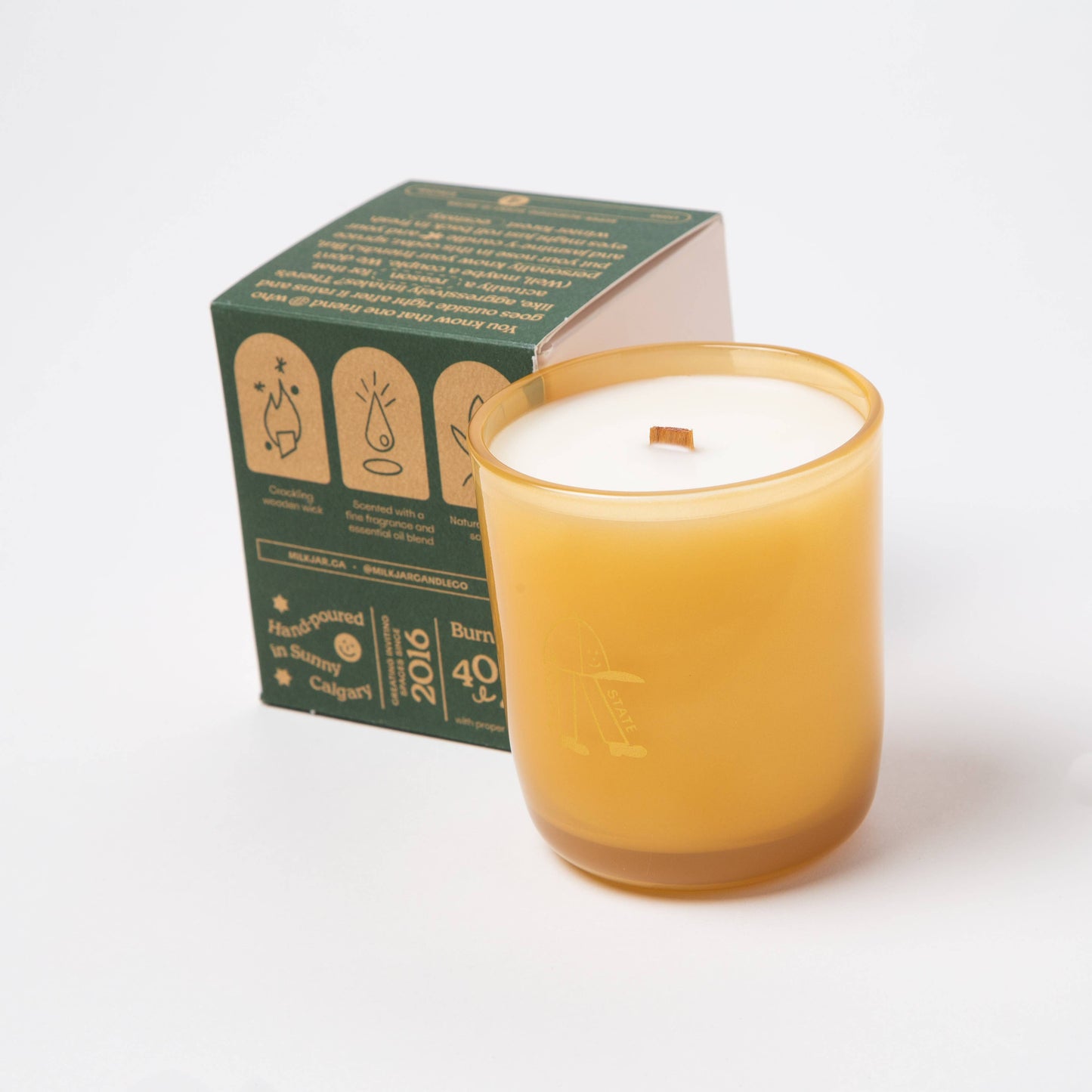 Milk Jar - Garden State Candle