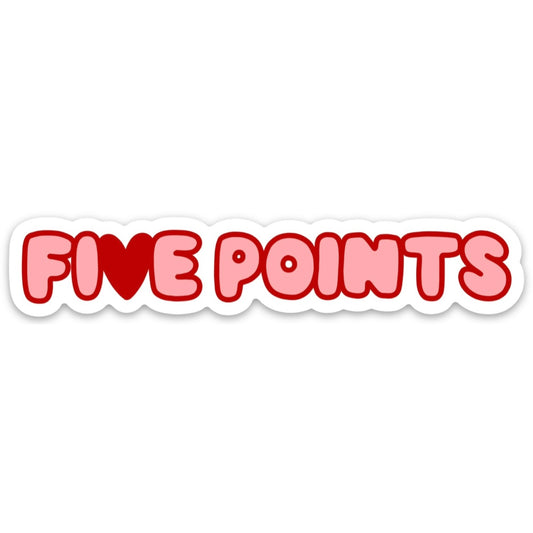 Five Points Sticker