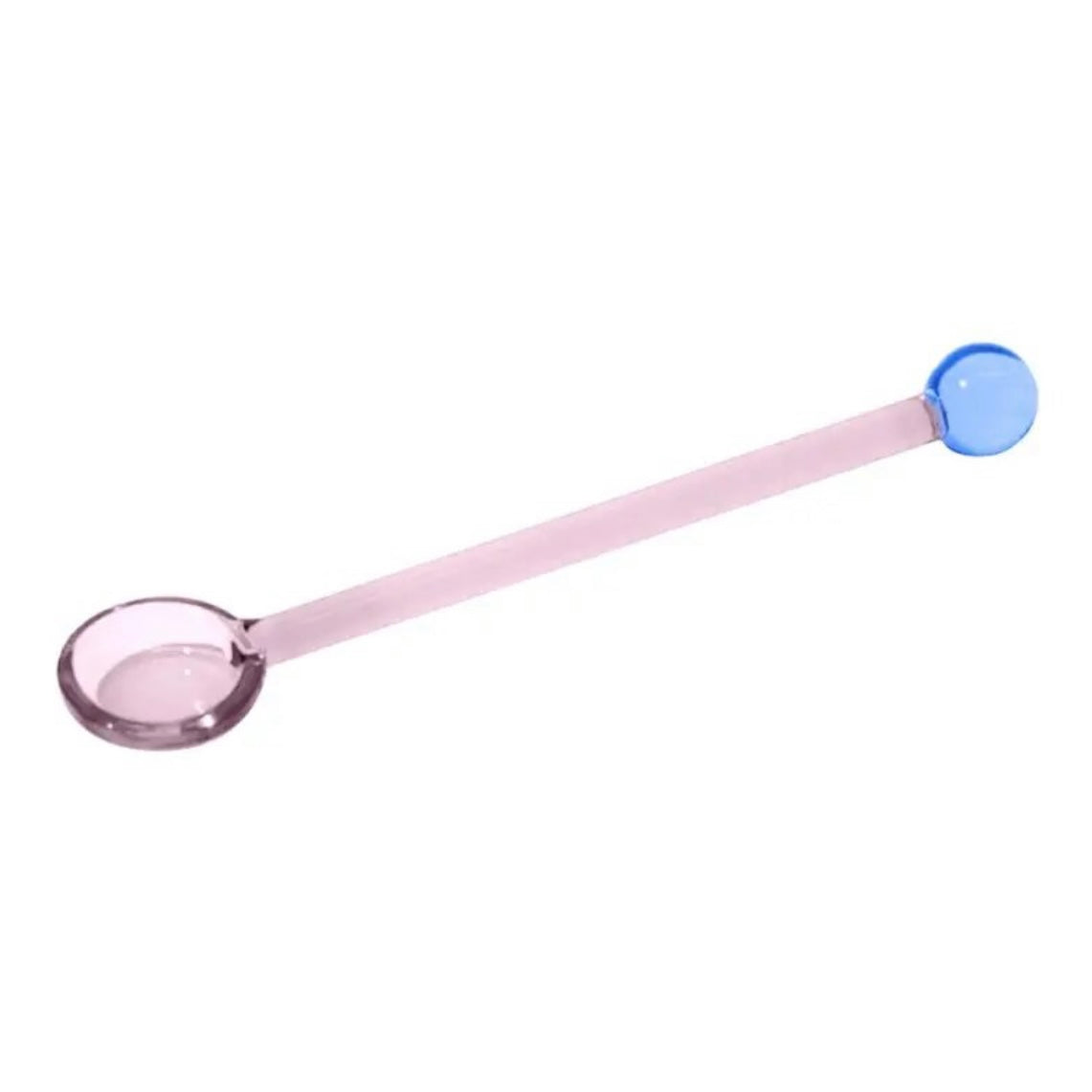 Glass Spoon - Pink
