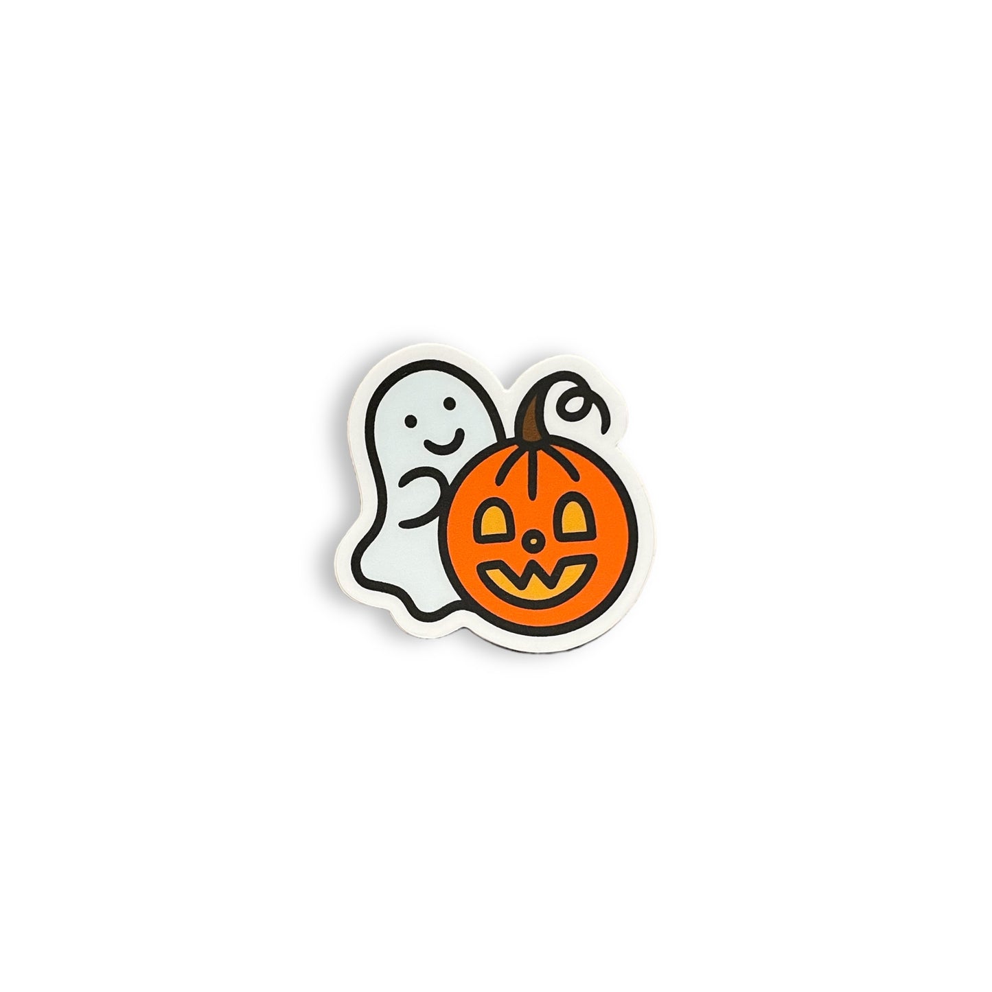 Ghost & Pumpkin Sticker