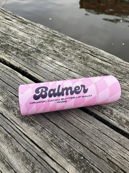 Rose Lip Balm - Balmer Cacao Butter Lip Balm
