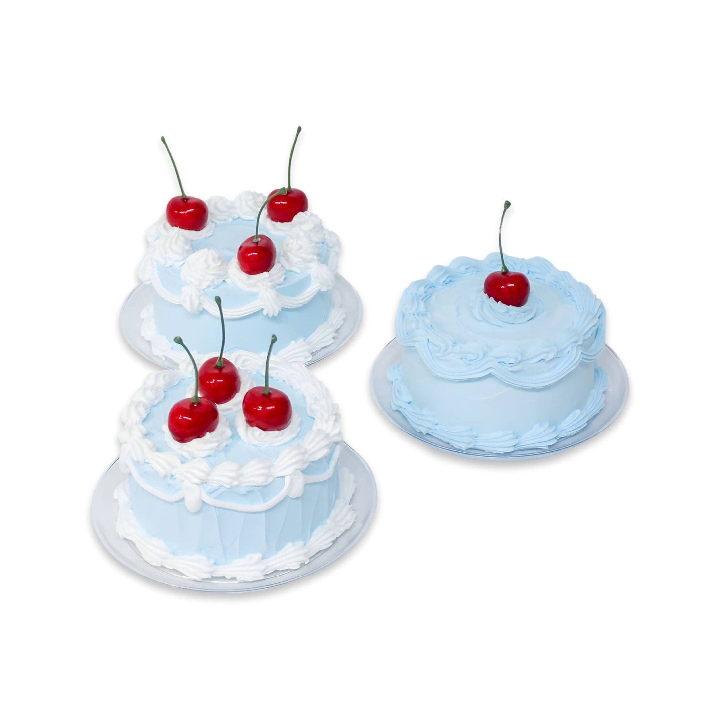 Blue Cherry Fake Cake Craft Kit