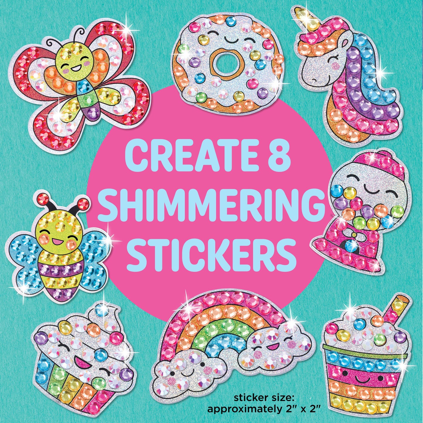 Gem Diamond Painting Stickers Mini Kit