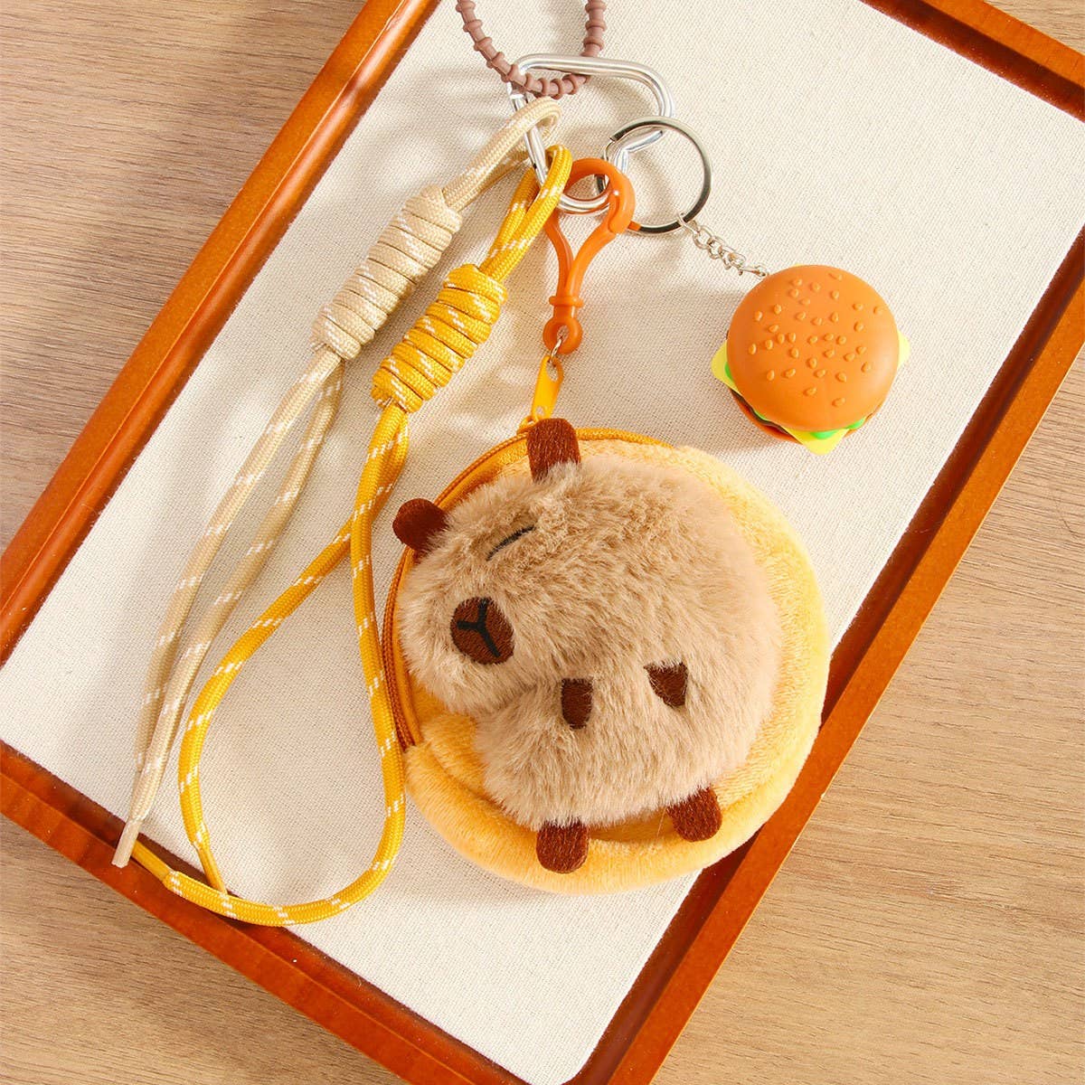 Capybara Coin Bag Charm Keychain