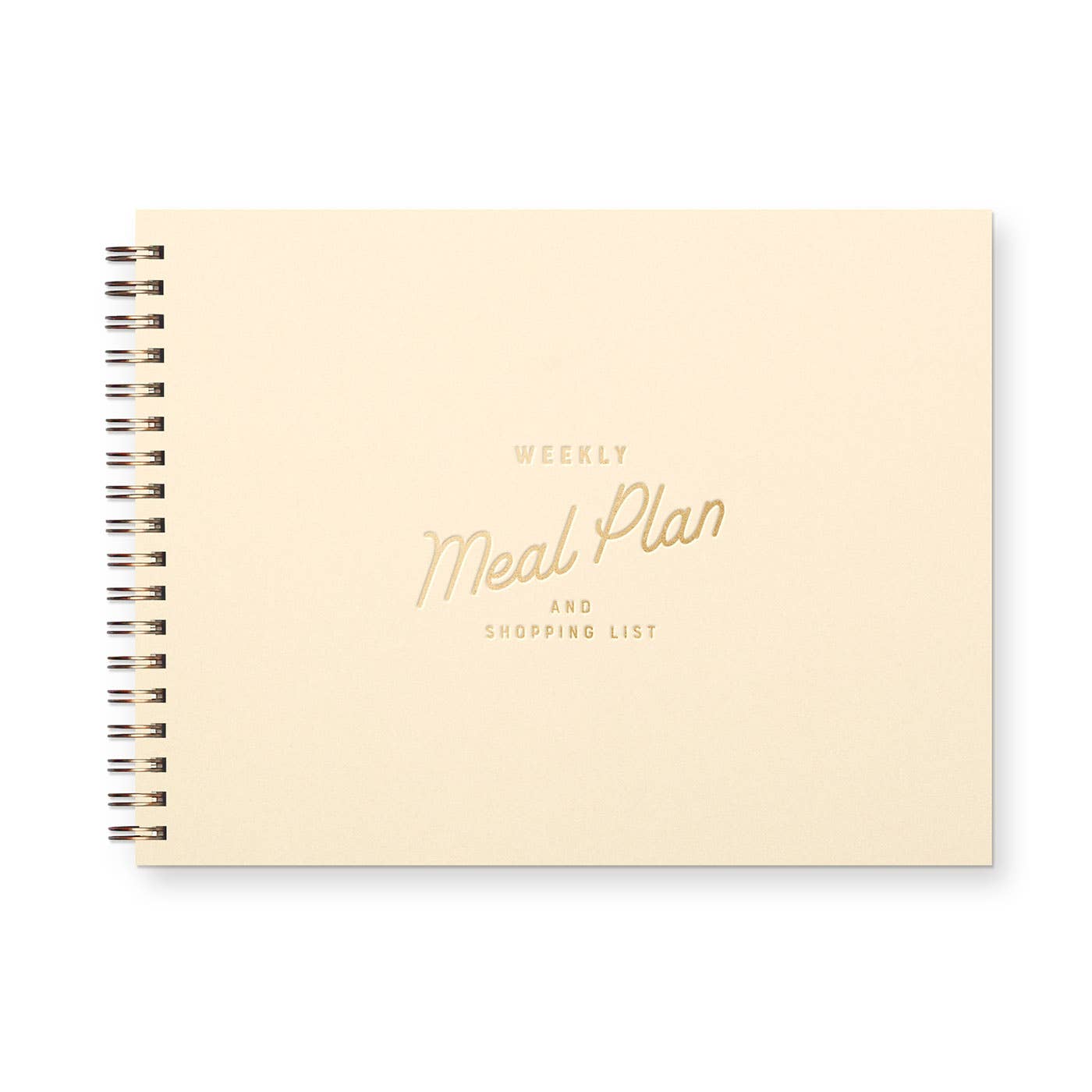 Ruff House Print Shop - Retro Weekly Meal Planner: Seashell Cover | Canyon Ink