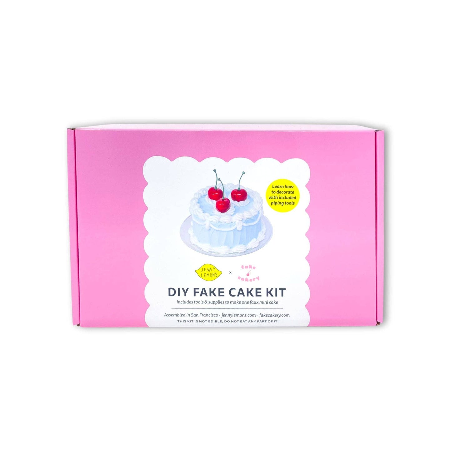 Blue Cherry Fake Cake Craft Kit