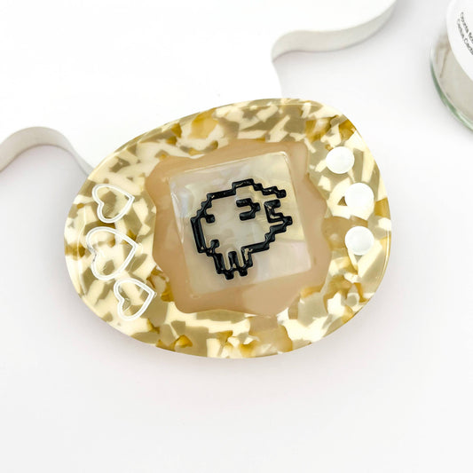 Tamagotchi Hair Claw: Beige