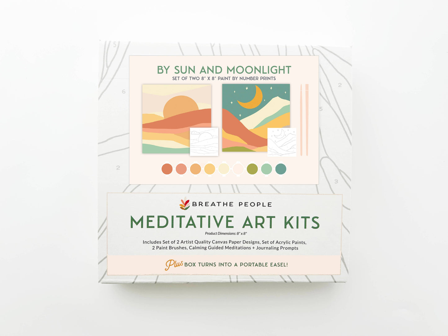 Sun + Moonlight Paint by Number Kit