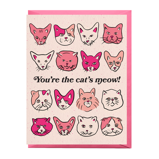 Cat's Meow Friendship Card