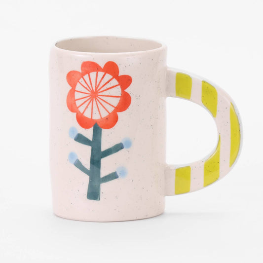 Ceramic Coffee Mug- Stripes