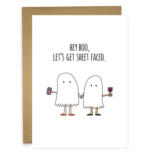 Hey Boo Greeting Card