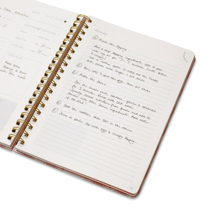 Guided Recipe Journal- Lobster Gingham
