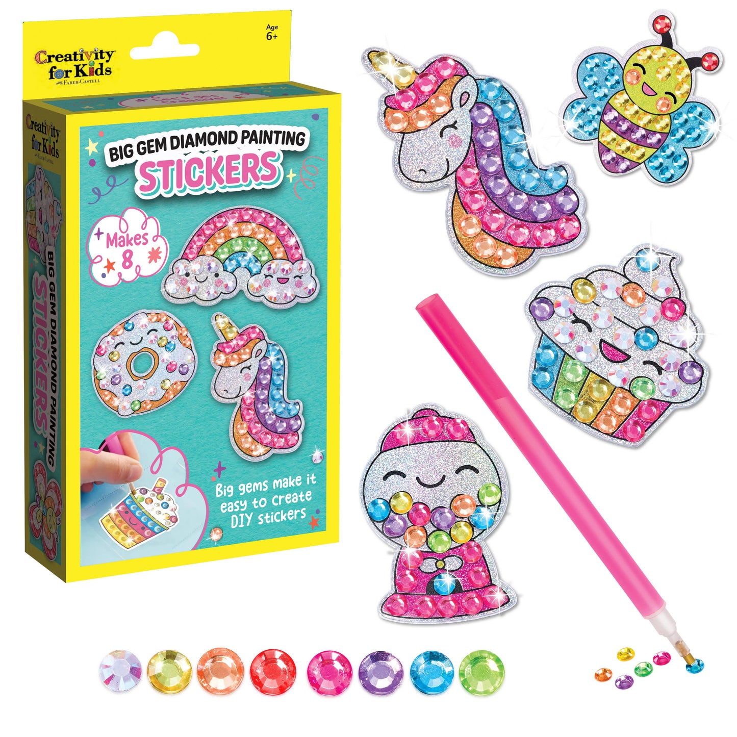Gem Diamond Painting Stickers Mini Kit