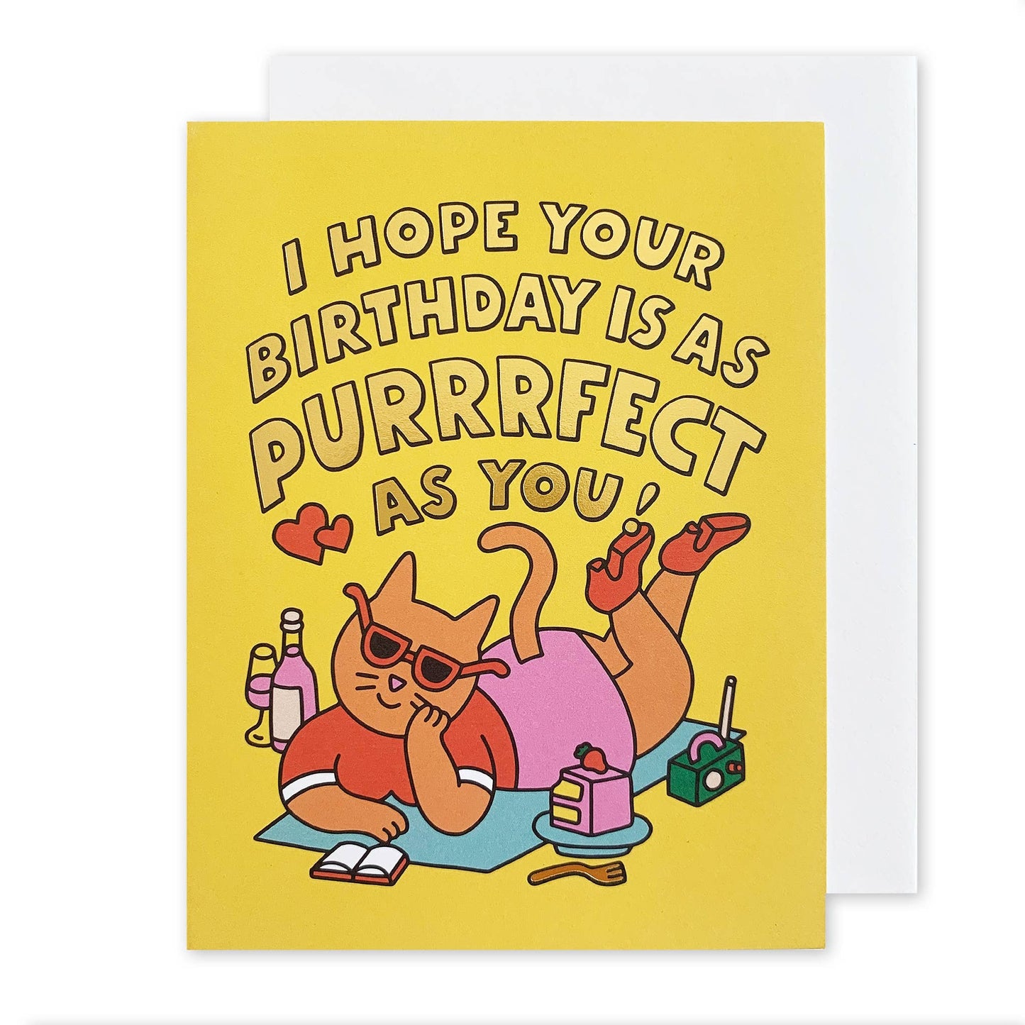 Purrrfect Birthday Card