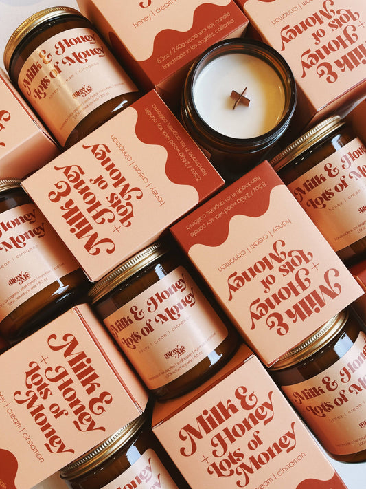 Milk & Honey + Lots Of Money Scented Candle