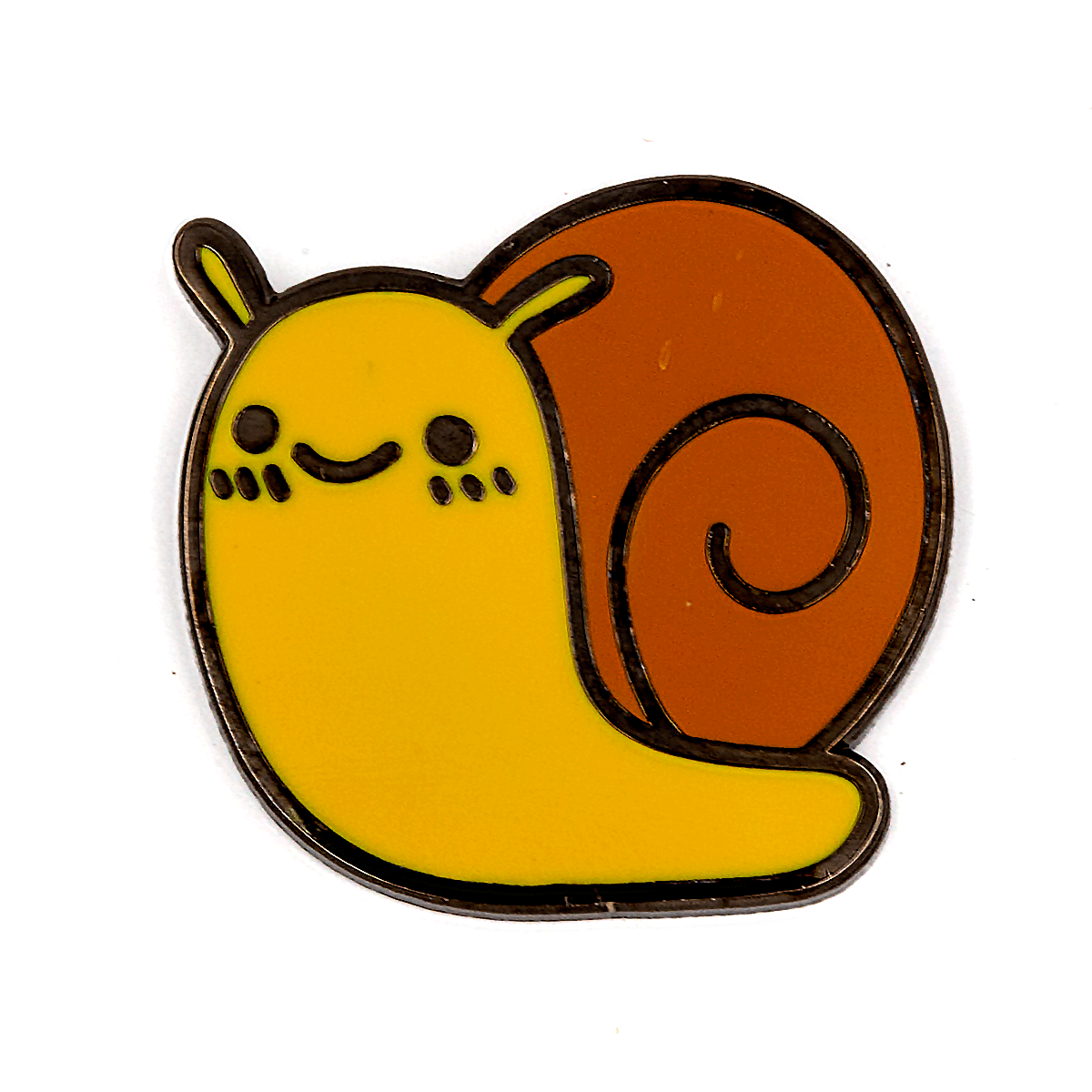 Happy Snail Enamel Pin