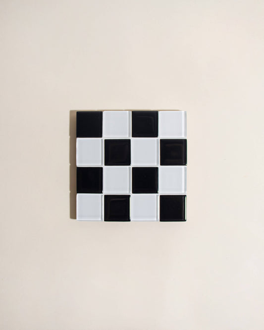 Classic Checkered Coaster