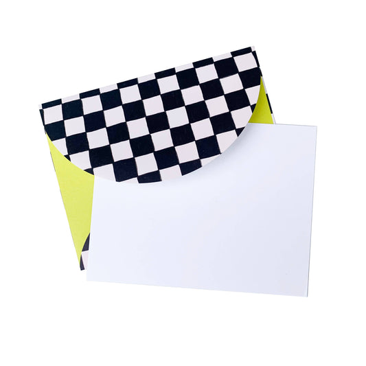 Checkers Note Card Set