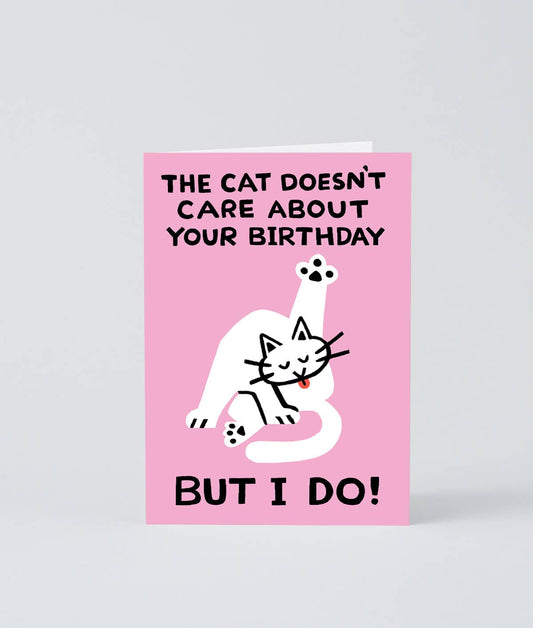 Cat Doesn’t Care Card