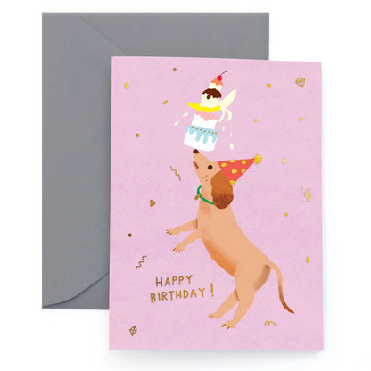 Party Dog Birthday Card