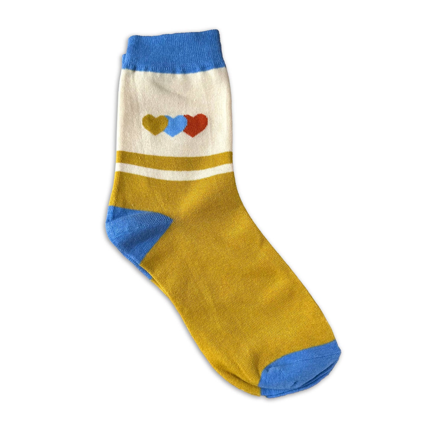 Triple Heart Socks