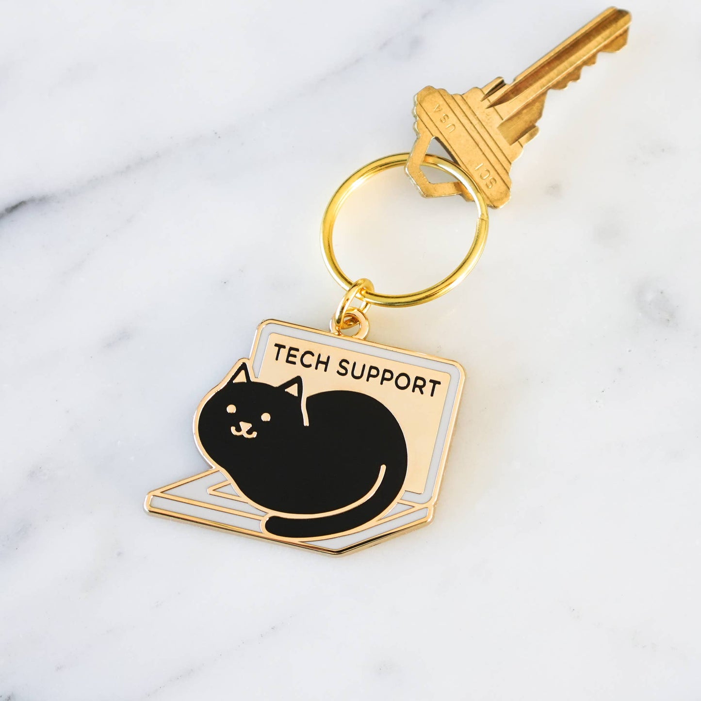 Tech Support Keychain