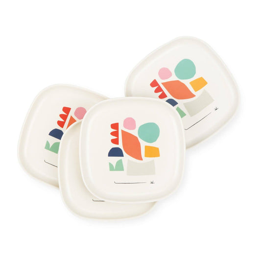 EKOBO - Illustrated Medium Plate Set - Color Series