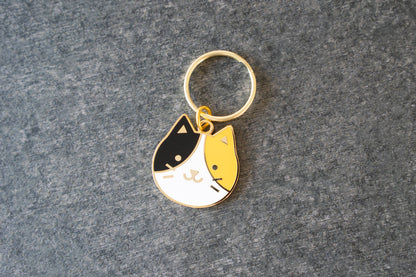 Calico Kitty Keychain