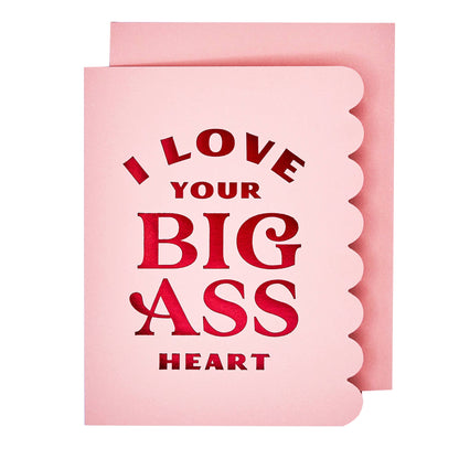 Big Ass Heart Love Card