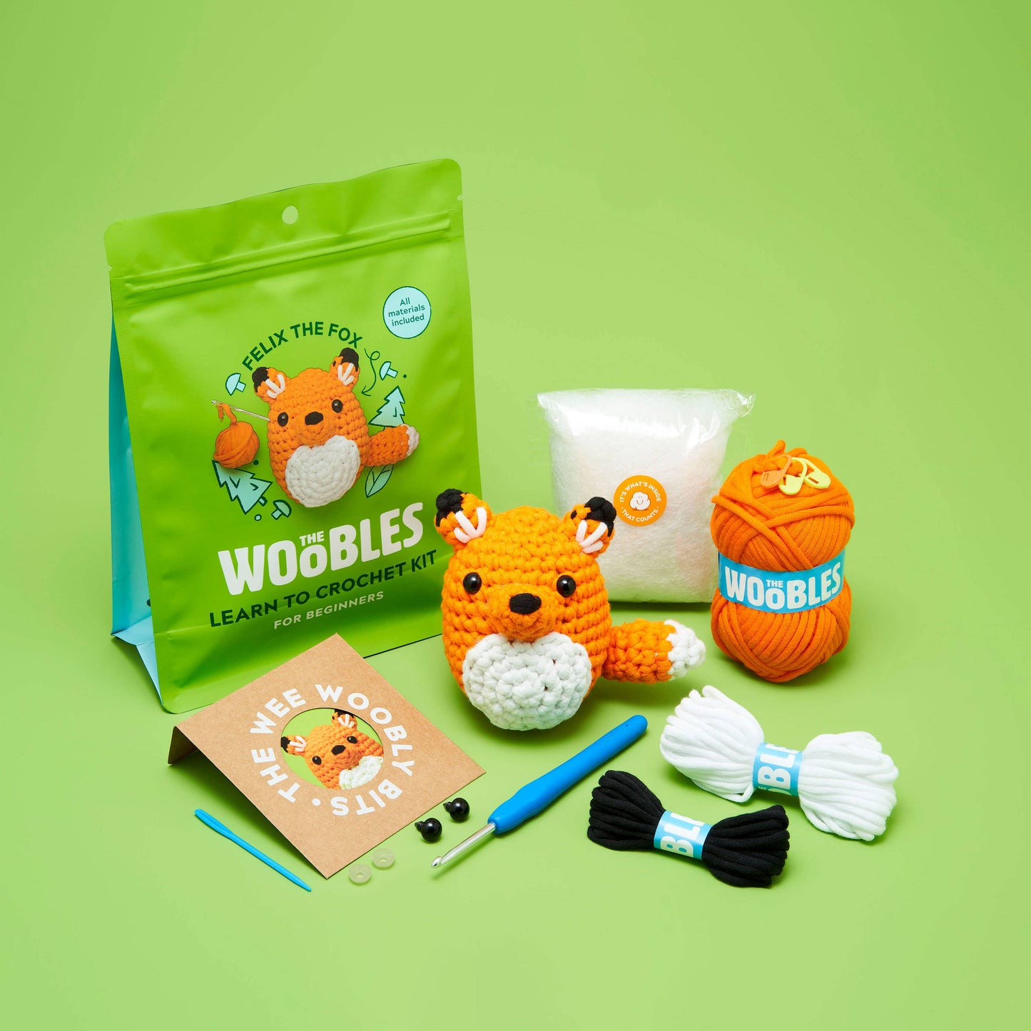 The Woobles - Felix the Fox Beginner Crochet Kit
