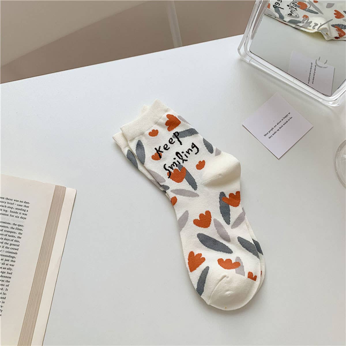 Smiling Tulips Socks