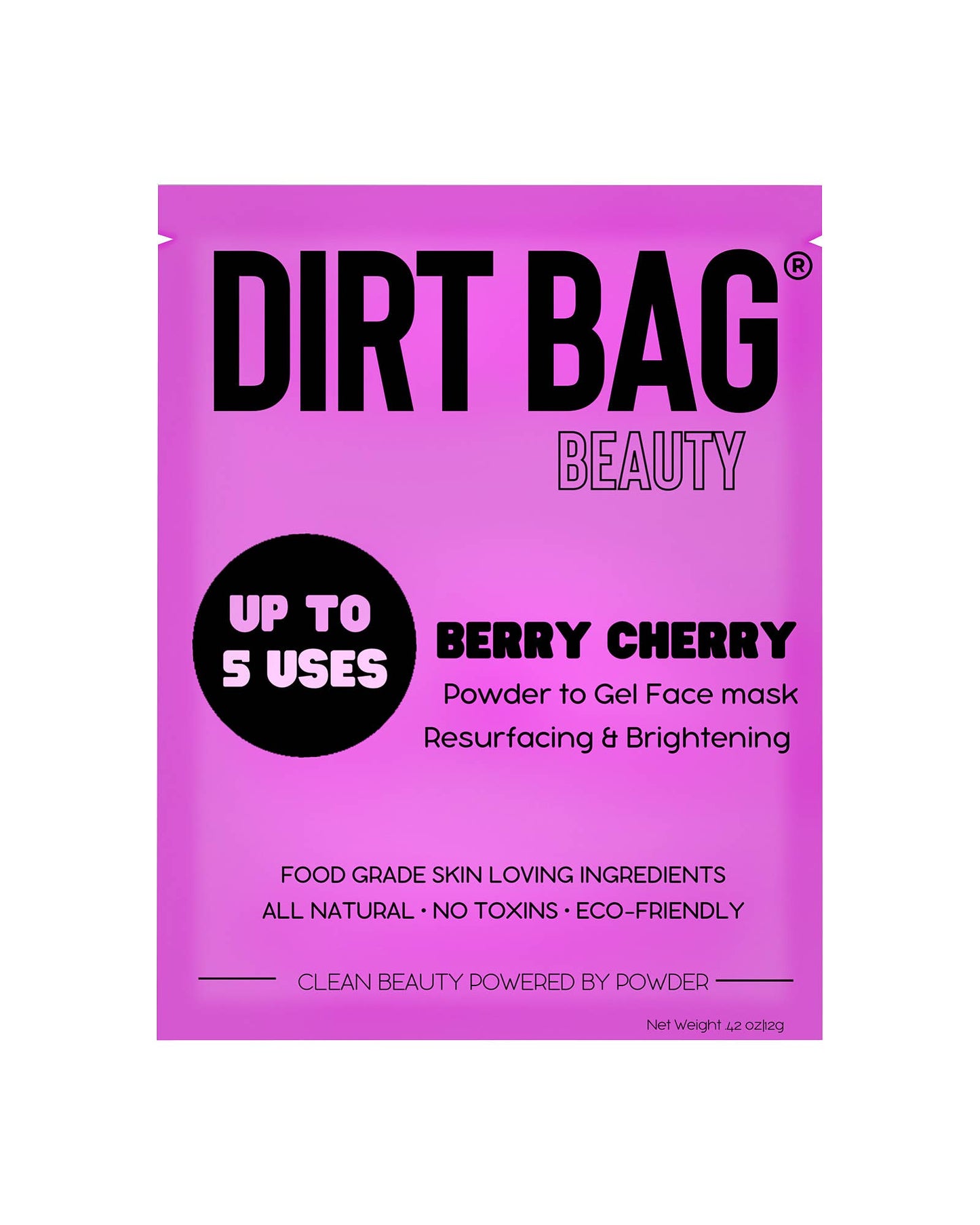 Berry Cherry Powder 2 Gel Resurface & Brighten Facial Mask