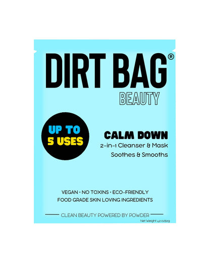 Calm Down 2-in-1 Vegan Cleanser & Mask - Soothes & Smooths