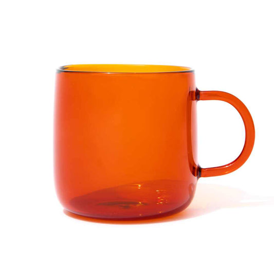 Amber Glass Mug